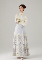 Teddy Sky Blue Mamian Skirt