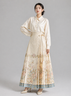White Vase Mamian Skirt