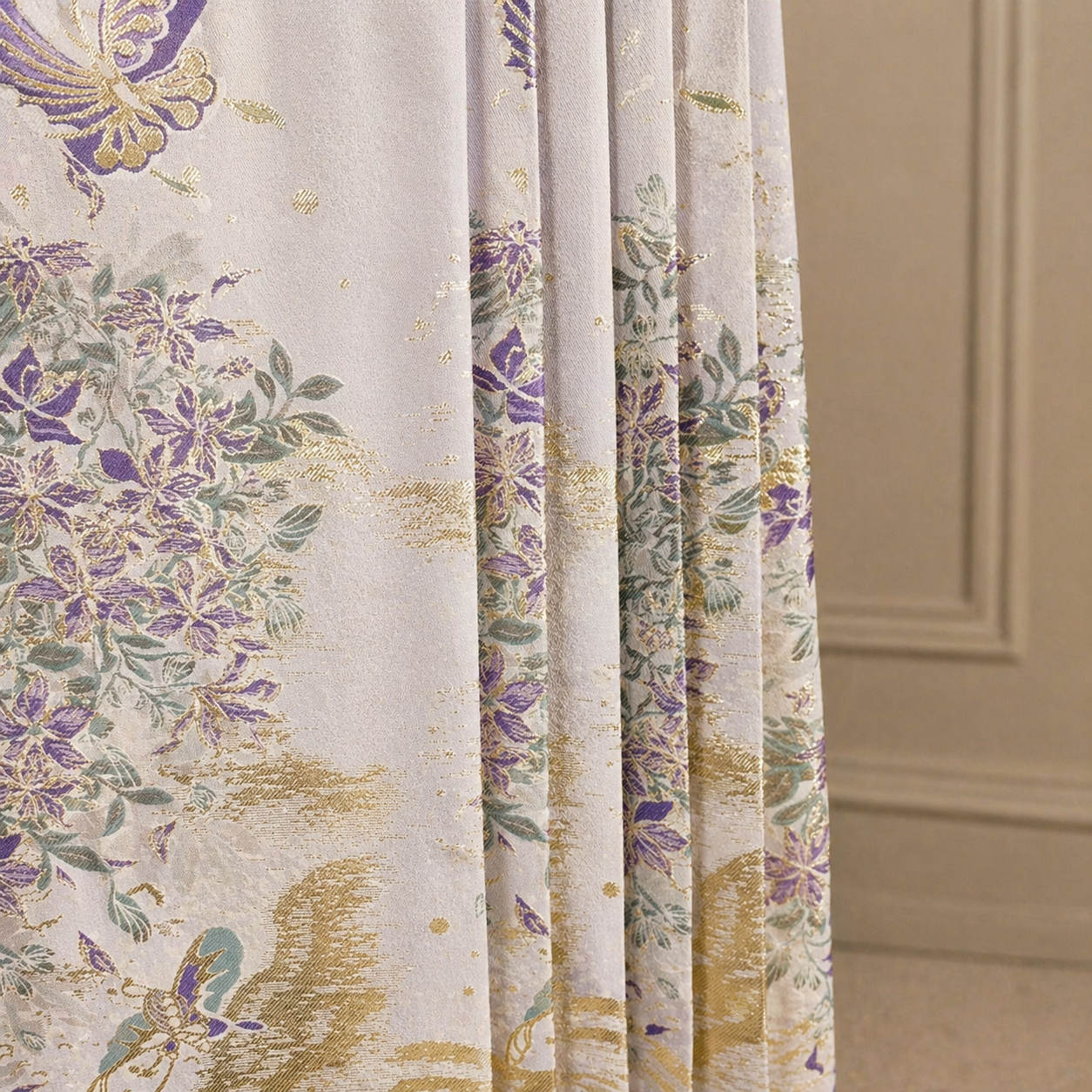 Blue-Purple Butterfly Mamian Skirt