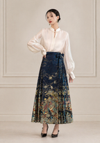 Blue Goddess Mamian Skirt