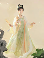 [Man Man 蛮蛮] Tang Dynasty | Couple's Set | Chest-high Ruqun (skirt set) & Round-neck Robe