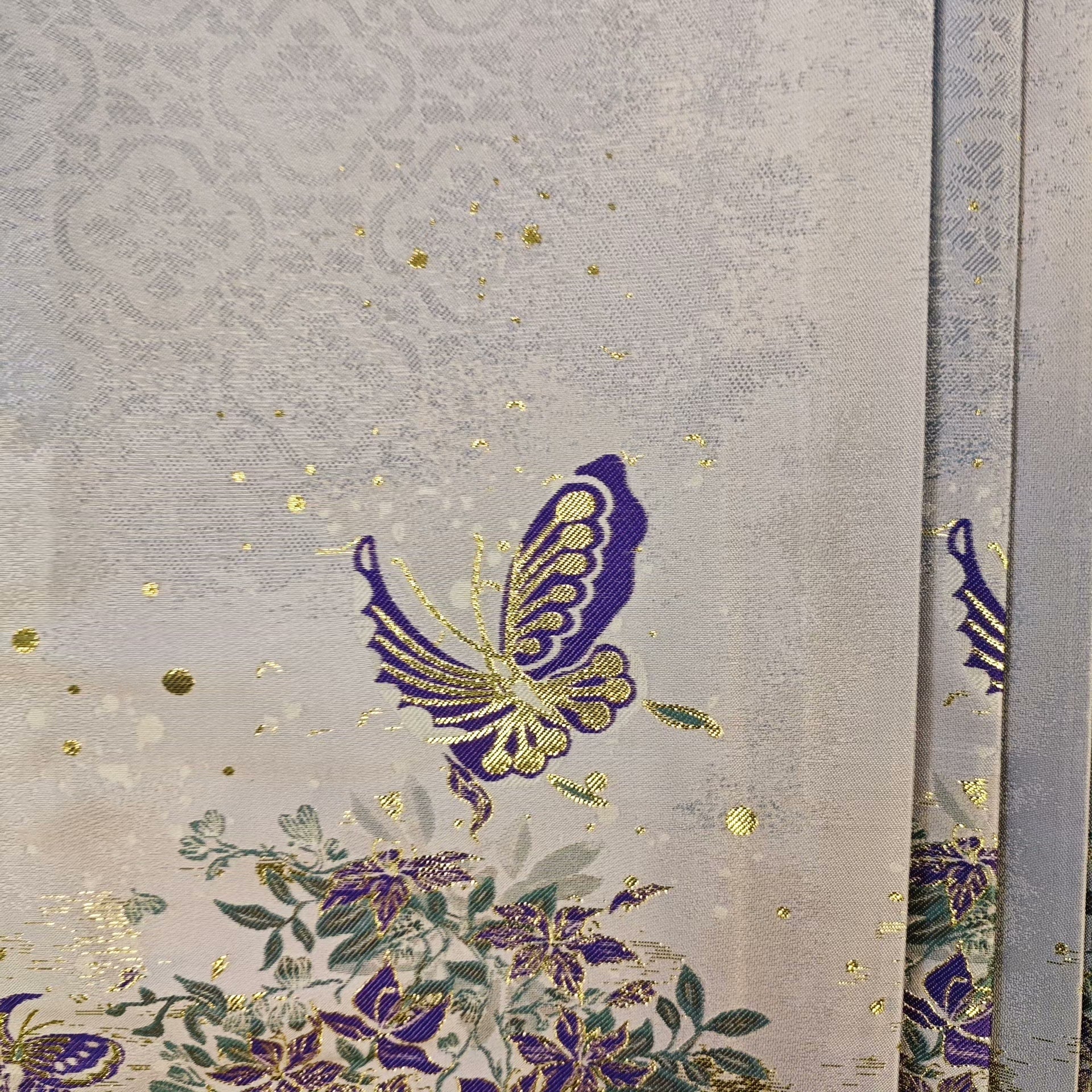 Blue-Purple Butterfly Mamian Skirt