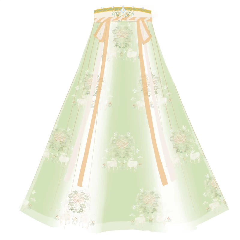 [Man Man 蛮蛮] Tang Dynasty | Couple's Set | Chest-high Ruqun (skirt set) & Round-neck Robe