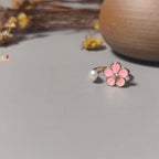 Parrot Feather Floral Ring