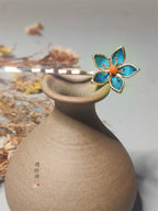 Peacock Feather Hair Clip | Daily Hanfu Accessory