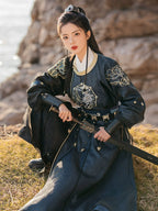 [Xuan Ting 玄廷] Tang Dynasty | Round-neck robe | Spring & Autumn | Unisex