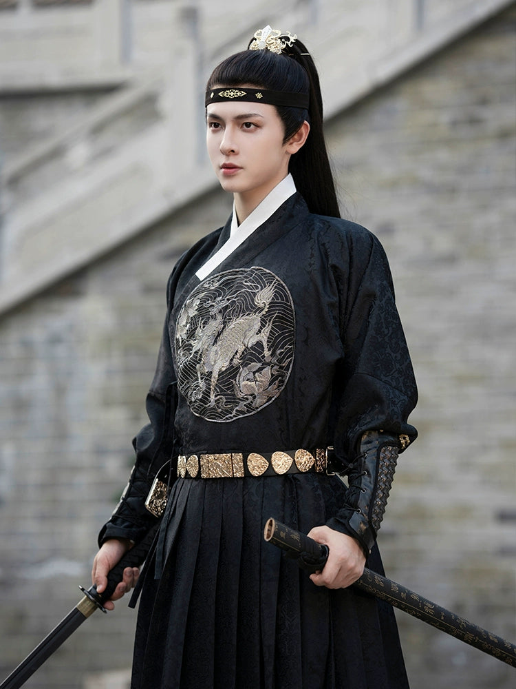 [Wan Jiang 万疆] Ming Dynasty | Embroidered Hanfu Armor Set | Autumn & Winter | Unisex